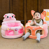 Maxbell Infants Support Chair Learning to Sit Versatile Cartoon for Girls Boys for Gift pink