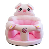 Maxbell Infants Support Chair Learning to Sit Versatile Cartoon for Girls Boys for Gift pink