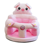 Maxbell Infants Support Chair Learning to Sit Versatile Cartoon for Girls Boys for Gift pink