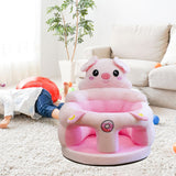 Maxbell Infants Support Chair Learning to Sit Versatile Cartoon for Girls Boys for Gift pink