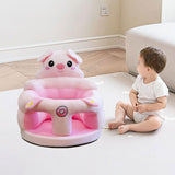 Maxbell Infants Support Chair Learning to Sit Versatile Cartoon for Girls Boys for Gift pink