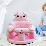 Maxbell Infants Support Chair Learning to Sit Versatile Cartoon for Girls Boys for Gift pink