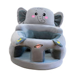 Maxbell Infants Support Chair Learning to Sit Versatile Cartoon for Girls Boys for Gift gray