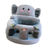 Maxbell Infants Support Chair Learning to Sit Versatile Cartoon for Girls Boys for Gift gray