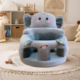 Maxbell Infants Support Chair Learning to Sit Versatile Cartoon for Girls Boys for Gift gray