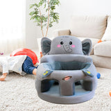 Maxbell Infants Support Chair Learning to Sit Versatile Cartoon for Girls Boys for Gift gray