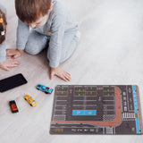 Maxbell 1/64 Scale Parking Lot Scene Display for Diecast Car Model Vehicle Scene Toy J