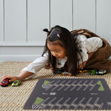 Maxbell 1/64 Scale Parking Lot Scene Display for Diecast Car Model Vehicle Scene Toy B