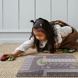 Maxbell 1/64 Scale Parking Lot Scene Display for Diecast Car Model Vehicle Scene Toy C