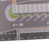 Maxbell 1/64 Scale Parking Lot Scene Display for Diecast Car Model Vehicle Scene Toy C