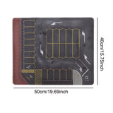 Maxbell 1/64 Scale Parking Lot Car Scene Mat Layout Mouse Pad Diorama Model Building