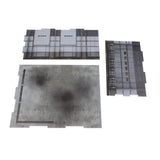 Maxbell 1/64 Model Car Scene Repair Workshop Backdrop Board for Vehicle Dispolay Toy