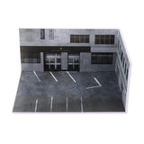 Maxbell 1/64 Diecast Model Car Display Case Simulation Desktop Decor Parking Scenery