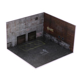Maxbell 1/64 Scale Car Model Diorama Parking Lot Layout Mini Automobile Model Garage