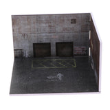 Maxbell 1/64 Scale Car Model Diorama Parking Lot Layout Mini Automobile Model Garage