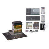 Maxbell 1/64 Parking Lot Scene Display Two Story Store for Gift Desktop Collectibles