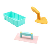 Maxbell Snows Brick Maker Toy Trowel Summer Sand Castle Model Kit for Adults Kid Boy