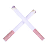 Maxbell 2x Faux Cigs Themed Parties Compact Theatrical Performance Costume Accessory