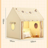 Maxbell Kids Tent Playhouse DIY Assembly Kit for Boys Girls Versatile 120x105x130cm