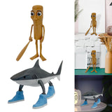 Maxbell Desktop Decoration Miniature Statue Compact Decorative Sculpture rod Man