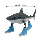 Maxbell Desktop Decoration Miniature Statue Compact Decorative Sculpture shark