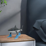 Maxbell Desktop Decoration Miniature Statue Compact Decorative Sculpture shark