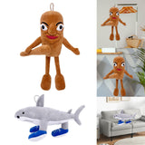 Maxbell Plush Doll Cartoon Creature Stuffed Toy for Party Decoration Girls Boys Kids Wooden Man Doll