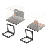 Maxbell 1/64 Model Car Display Case Toy Car Storage Box for Action Figures Alloy Car Street Railings