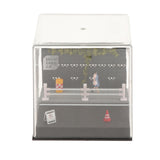 Maxbell 1/64 Model Car Display Case Toy Car Storage Box for Action Figures Alloy Car Street Railings