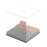 Maxbell 1/64 Model Car Display Case Toy Car Storage Box for Action Figures Alloy Car Orange Brick Road
