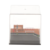 Maxbell 1/64 Model Car Display Case Toy Car Storage Box for Action Figures Alloy Car Orange Brick Road
