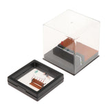 Maxbell 1/64 Model Car Display Case Toy Car Storage Box for Action Figures Alloy Car Orange Brick Road