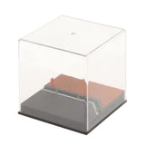 Maxbell 1/64 Model Car Display Case Toy Car Storage Box for Action Figures Alloy Car Orange Brick Road