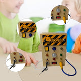 Maxbell Activity Busy Board Sensory Toy for 1 2 3 4 Year Old Kids Children Preschool