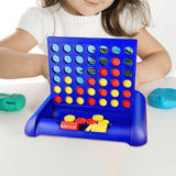 Maxbell 4 in A Row Board Game Rings Toss Line up 4 Game for Kids Adults Picnic Party