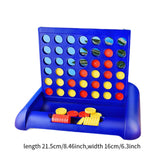 Maxbell 4 in A Row Board Game Rings Toss Line up 4 Game for Kids Adults Picnic Party