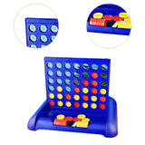 Maxbell 4 in A Row Board Game Rings Toss Line up 4 Game for Kids Adults Picnic Party