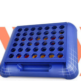 Maxbell 4 in A Row Board Game Rings Toss Line up 4 Game for Kids Adults Picnic Party