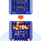 Maxbell 4 in A Row Board Game Rings Toss Line up 4 Game for Kids Adults Picnic Party