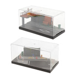 Maxbell 1/64 Model Diecast Car Diorama Display Case for Car Model Tiny Figures Decor Style A