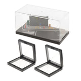 Maxbell 1/64 Model Diecast Car Diorama Display Case for Car Model Tiny Figures Decor Style A