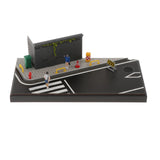 Maxbell 1/64 Model Diecast Car Diorama Display Case for Car Model Tiny Figures Decor Style A