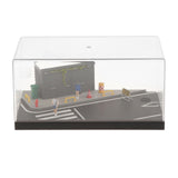 Maxbell 1/64 Model Diecast Car Diorama Display Case for Car Model Tiny Figures Decor Style A