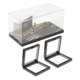 Maxbell 1/64 Model Diecast Car Diorama Display Case for Car Model Tiny Figures Decor Style A