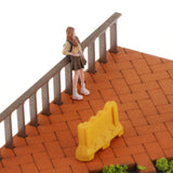 Maxbell 1/64 Model Diecast Car Diorama Display Case for Car Model Tiny Figures Decor Style B