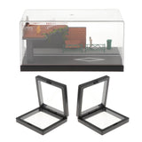 Maxbell 1/64 Model Diecast Car Diorama Display Case for Car Model Tiny Figures Decor Style B