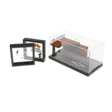 Maxbell 1/64 Model Diecast Car Diorama Display Case for Car Model Tiny Figures Decor Style B