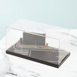 Maxbell 1/64 Model Diecast Car Diorama Display Case for Car Model Tiny Figures Decor Style B