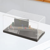 Maxbell 1/64 Model Diecast Car Diorama Display Case for Car Model Tiny Figures Decor Style B