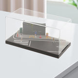 Maxbell 1/64 Model Diecast Car Diorama Display Case for Car Model Tiny Figures Decor Style B